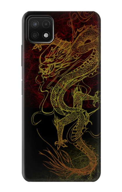 W0354 Chinese Dragon Hard Case and Leather Flip Case For Samsung Galaxy A22 5G