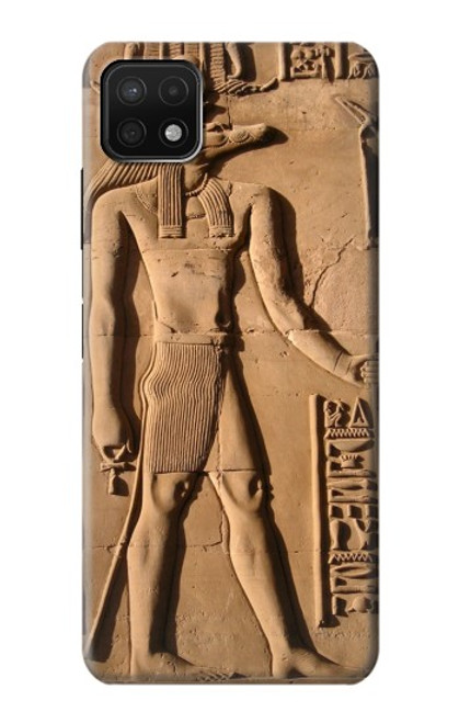 W0391 Egyptian Sobek Hard Case and Leather Flip Case For Samsung Galaxy A22 5G