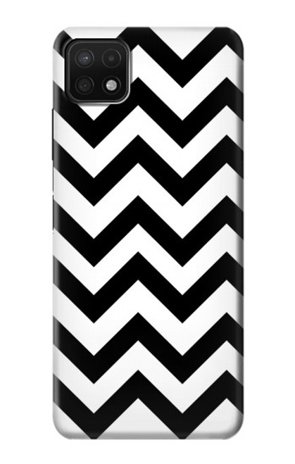 W1613 Chevron Zigzag Hard Case and Leather Flip Case For Samsung Galaxy A22 5G