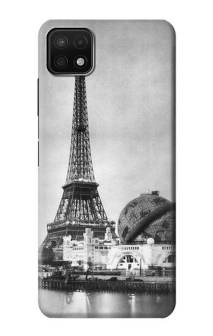 W2350 Old Paris Eiffel Tower Hard Case and Leather Flip Case For Samsung Galaxy A22 5G