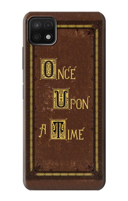 W2824 Once Upon a Time Book Cover Hard Case and Leather Flip Case For Samsung Galaxy A22 5G