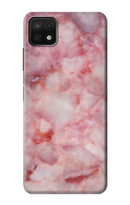 W2843 Pink Marble Texture Hard Case and Leather Flip Case For Samsung Galaxy A22 5G