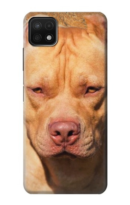 W2903 American Pitbull Dog Hard Case and Leather Flip Case For Samsung Galaxy A22 5G