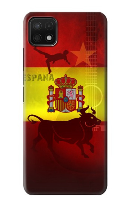 W2984 Spain Football Soccer Hard Case and Leather Flip Case For Samsung Galaxy A22 5G