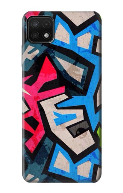 W3445 Graffiti Street Art Hard Case and Leather Flip Case For Samsung Galaxy A22 5G