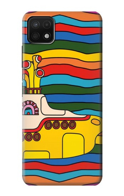 W3599 Hippie Submarine Hard Case and Leather Flip Case For Samsung Galaxy A22 5G