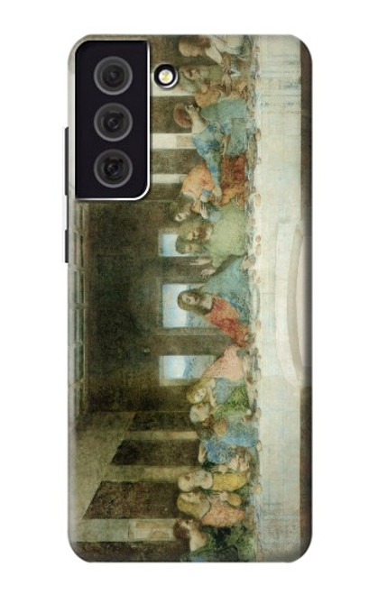 W0173 Leonardo DaVinci The Last Supper Hard Case and Leather Flip Case For Samsung Galaxy S21 FE 5G