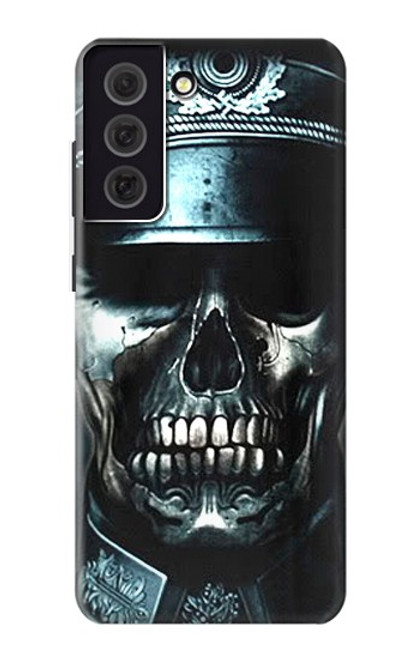 W0754 Skull Soldier Zombie Hard Case and Leather Flip Case For Samsung Galaxy S21 FE 5G