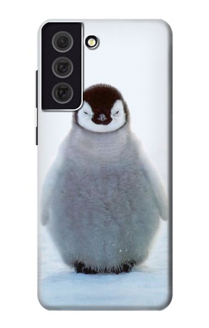 W1075 Penguin Ice Hard Case and Leather Flip Case For Samsung Galaxy S21 FE 5G