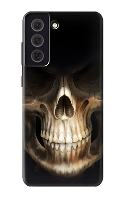 W1107 Skull Face Grim Reaper Hard Case and Leather Flip Case For Samsung Galaxy S21 FE 5G