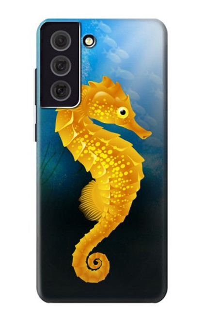 W2444 Seahorse Underwater World Hard Case and Leather Flip Case For Samsung Galaxy S21 FE 5G