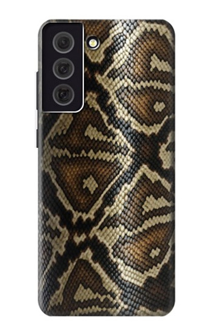 W2712 Anaconda Amazon Snake Skin Graphic Printed Hard Case and Leather Flip Case For Samsung Galaxy S21 FE 5G