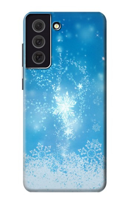 W2923 Frozen Snow Spell Magic Hard Case and Leather Flip Case For Samsung Galaxy S21 FE 5G