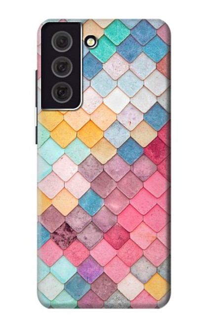 W2947 Candy Minimal Pastel Colors Hard Case and Leather Flip Case For Samsung Galaxy S21 FE 5G