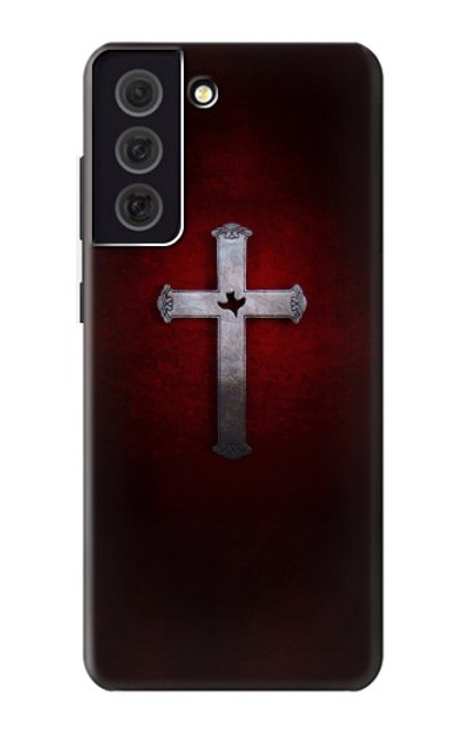 W3160 Christian Cross Hard Case and Leather Flip Case For Samsung Galaxy S21 FE 5G