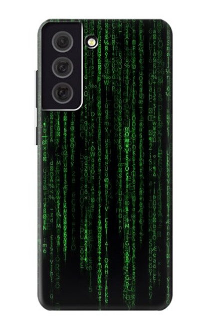 W3668 Binary Code Hard Case and Leather Flip Case For Samsung Galaxy S21 FE 5G