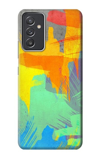 W3423 Brush Stroke Hard Case and Leather Flip Case For Samsung Galaxy Quantum 2