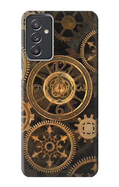 W3442 Clock Gear Hard Case and Leather Flip Case For Samsung Galaxy Quantum 2
