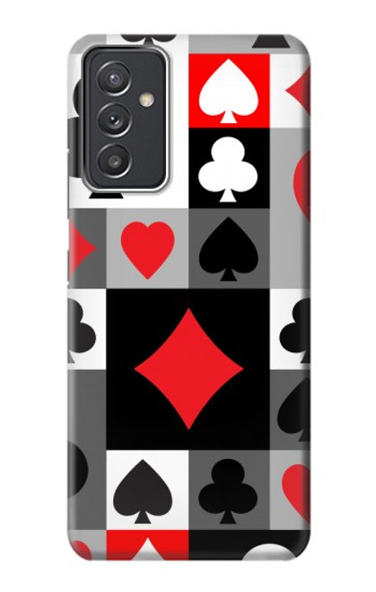 W3463 Poker Card Suit Hard Case and Leather Flip Case For Samsung Galaxy Quantum 2