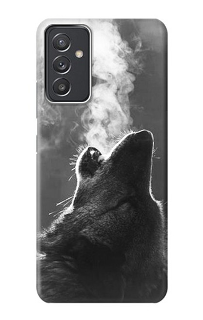 W3505 Wolf Howling Hard Case and Leather Flip Case For Samsung Galaxy Quantum 2