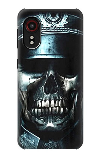 W0754 Skull Soldier Zombie Hard Case and Leather Flip Case For Samsung Galaxy Xcover 5