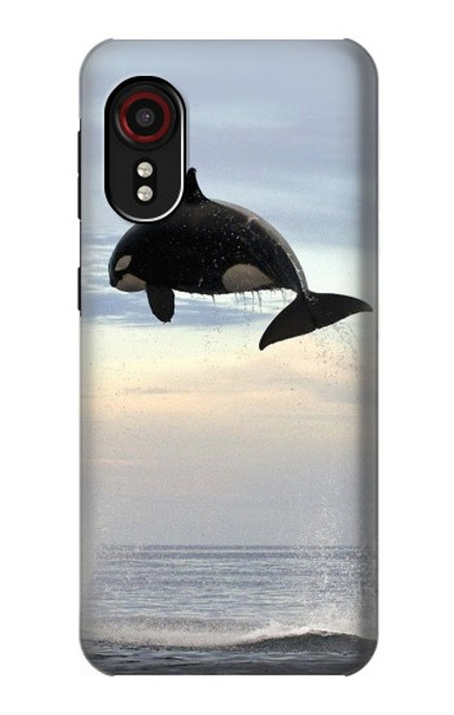 W1349 Killer whale Orca Hard Case and Leather Flip Case For Samsung Galaxy Xcover 5