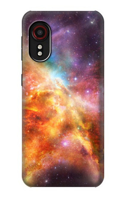 W1963 Nebula Rainbow Space Hard Case and Leather Flip Case For Samsung Galaxy Xcover 5