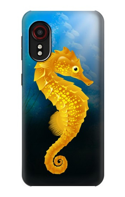 W2444 Seahorse Underwater World Hard Case and Leather Flip Case For Samsung Galaxy Xcover 5