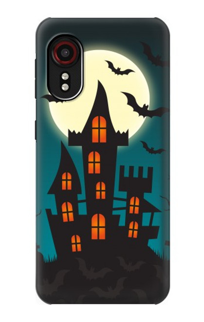 W3268 Halloween Festival Castle Hard Case and Leather Flip Case For Samsung Galaxy Xcover 5