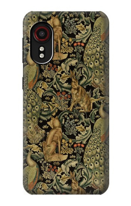 W3661 William Morris Forest Velvet Hard Case and Leather Flip Case For Samsung Galaxy Xcover 5