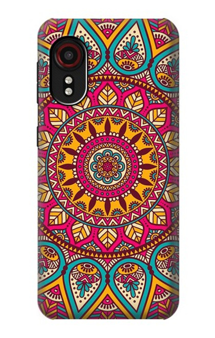 W3694 Hippie Art Pattern Hard Case and Leather Flip Case For Samsung Galaxy Xcover 5