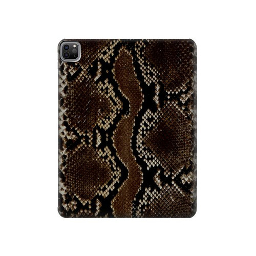 W0553 Snake Skin Tablet Hard Case For iPad Pro 12.9 (2022, 2021, 2020, 2018), Air 13 (2024)