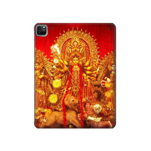 W1030 Hindu God Durga Puja Tablet Hard Case For iPad Pro 12.9 (2022, 2021, 2020, 2018), Air 13 (2024)