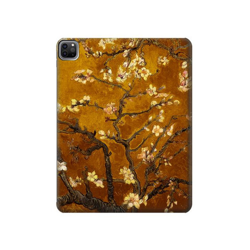 W2663 Yellow Blossoming Almond Tree Van Gogh Tablet Hard Case For iPad Pro 12.9 (2022, 2021, 2020, 2018), Air 13 (2024)
