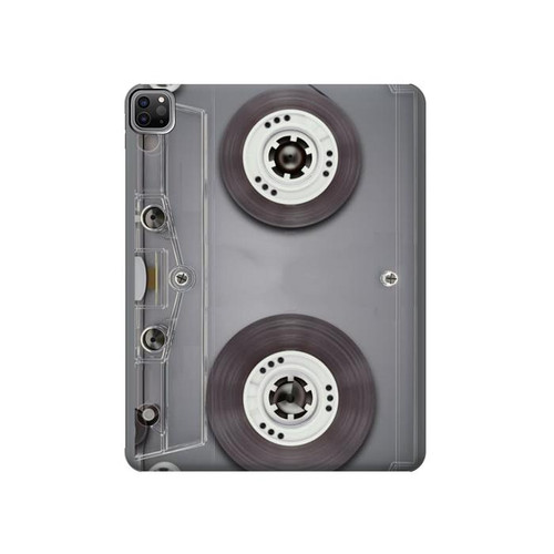 W3159 Cassette Tape Tablet Hard Case For iPad Pro 12.9 (2022, 2021, 2020, 2018), Air 13 (2024)