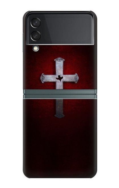 W3160 Christian Cross Hard Case For Samsung Galaxy Z Flip 3 5G