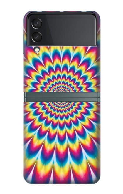 W3162 Colorful Psychedelic Hard Case For Samsung Galaxy Z Flip 3 5G