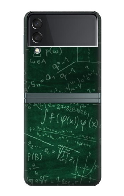 W3190 Math Formula Greenboard Hard Case For Samsung Galaxy Z Flip 3 5G