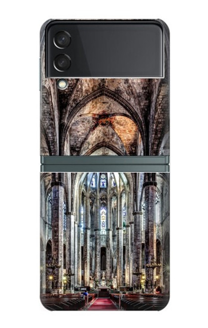 W3210 Santa Maria Del Mar Cathedral Hard Case For Samsung Galaxy Z Flip 3 5G