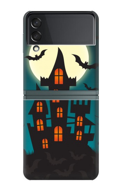 W3268 Halloween Festival Castle Hard Case For Samsung Galaxy Z Flip 3 5G