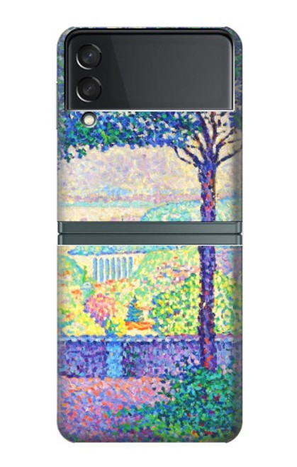 W3349 Paul Signac Terrace of Meudon Hard Case For Samsung Galaxy Z Flip 3 5G