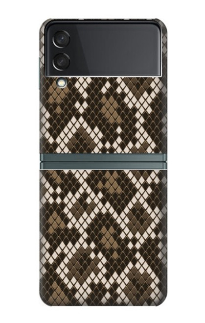 W3389 Seamless Snake Skin Pattern Graphic Hard Case For Samsung Galaxy Z Flip 3 5G