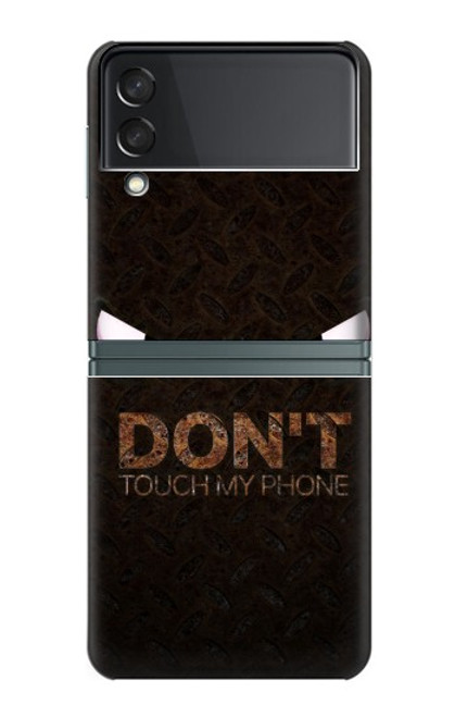 W3412 Do Not Touch My Phone Hard Case For Samsung Galaxy Z Flip 3 5G