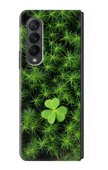 W0358 Clover Lucky Leaf Hard Case For Samsung Galaxy Z Fold 3 5G