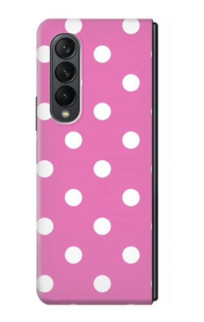 W2358 Pink Polka Dots Hard Case For Samsung Galaxy Z Fold 3 5G