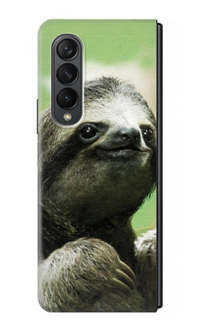 W2708 Smiling Sloth Hard Case For Samsung Galaxy Z Fold 3 5G