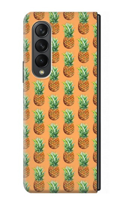 W3258 Pineapple Pattern Hard Case For Samsung Galaxy Z Fold 3 5G