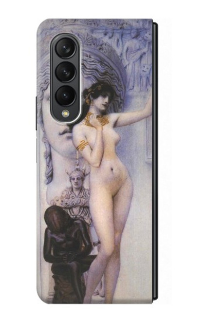 W3353 Gustav Klimt Allegory of Sculpture Hard Case For Samsung Galaxy Z Fold 3 5G