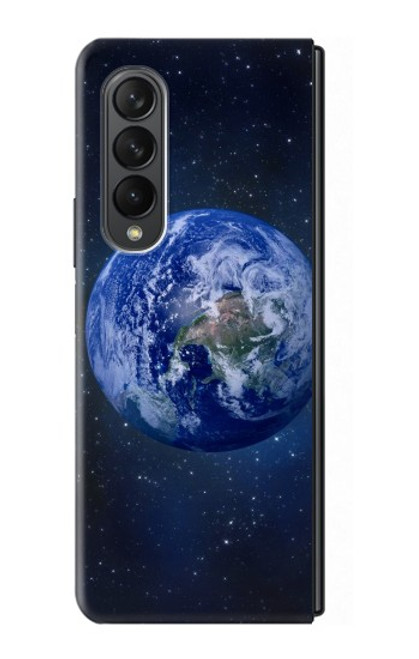 W3430 Blue Planet Hard Case For Samsung Galaxy Z Fold 3 5G