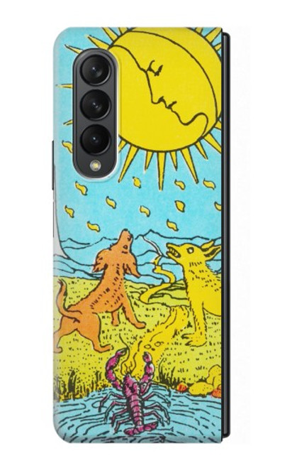 W3435 Tarot Card Moon Hard Case For Samsung Galaxy Z Fold 3 5G